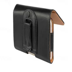 Leather Phone Belt Case 7.2/6.5/6.2/5.2'' Waist Bag Magnetic Vertical Phone Case for iPhone 14 Pro Max 13 12 11 Pouch Cover Belt Clip