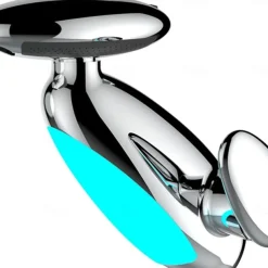 LED Bathroom Sink Faucet, Bathroom Faucet with Removable Sprayer, 4-in-1 Modern, Single Hole Bathroom Faucet, LED Light, Fountain Tap