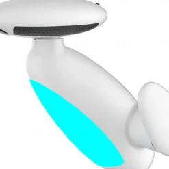 LED Bathroom Sink Faucet, Bathroom Faucet with Removable Sprayer, 4-in-1 Modern, Single Hole Bathroom Faucet, LED Light, Fountain Tap