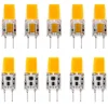LED Bi-pin Lights 10pcs GY6.35 5W LED Candle Lights LED Corn Lights 500 lm COB Beads Warm White White AC/DC 12V Crystal Chandelier Light Source Energy Saving And Environment-Friendly Bulb