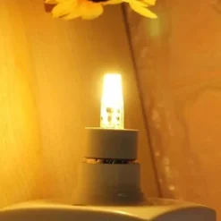 LED Bi-pin Lights 10pcs GY6.35 5W LED Candle Lights LED Corn Lights 500 lm COB Beads Warm White White AC/DC 12V Crystal Chandelier Light Source Energy Saving And Environment-Friendly Bulb