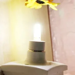 LED Bi-pin Lights 10pcs GY6.35 5W LED Candle Lights LED Corn Lights 500 lm COB Beads Warm White White AC/DC 12V Crystal Chandelier Light Source Energy Saving And Environment-Friendly Bulb