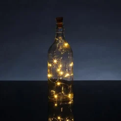 LED Bottle String Lights Cork Shaped Outdoor Wedding Decoration 2M LED Night Starry Light 30pcs 12pcs 10pcs Copper Wire Stopper Wine Bottle Lamp Wedding Party Christmas Decoration