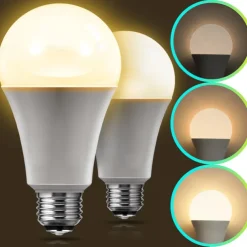 LED Bulb 3-way LED Bulb 120W Equivalent 3-Level Brightness A19 Bulb Warm Light 3000K White 6000K E27 E26 Base LED Lamp Floor Lamp Table Lamp Pendant Lamp