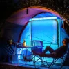 LED Camping Light Outdoor Inflatable Tube Light Portable Foldable USB Interface Tube Light Outdoor Emergency Travel Hiking Camping Tent Light Emergency Lighting