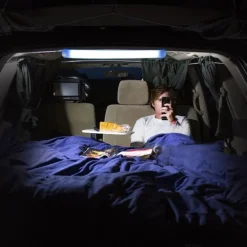 LED Camping Light Outdoor Inflatable Tube Light Portable Foldable USB Interface Tube Light Outdoor Emergency Travel Hiking Camping Tent Light Emergency Lighting