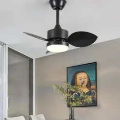LED Ceiling Fan Ceiling Hanging Globe Over Table 1-Light 60 cm Single Design 3-Color-Light Resin Metal Painted Finishes Modern Nordic Style Bedroom Dining Room 110-240V