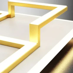 LED Ceiling Light 45 cm Dimmable Square Design Flush Mount Lights Acrylic Artistic Style Formal Style Modern Style Black Artistic Nordic Style 220-240V