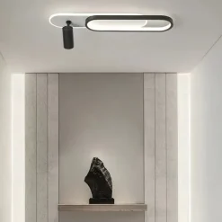 LED Ceiling Light 80/100 cm Geometric Shapes Flush Mount Lights Aluminium Alloy Modern Style Stylish Painted Finishes LED Modern 220-240V