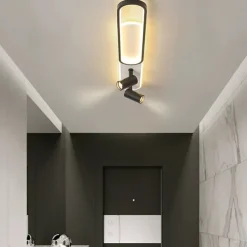 LED Ceiling Light 80/100 cm Geometric Shapes Flush Mount Lights Aluminium Alloy Modern Style Stylish Painted Finishes LED Modern 220-240V