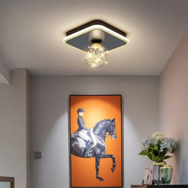 LED Ceiling Light 25 cm Globe Design Geometric Shapes Flush Mount Lights Metal Artistic Style Stylish Globe Painted Finishes LED Modern 220-240V