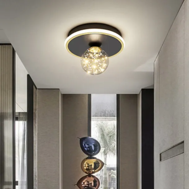 LED Ceiling Light 25 cm Globe Design Geometric Shapes Flush Mount Lights Metal Artistic Style Stylish Globe Painted Finishes LED Modern 220-240V