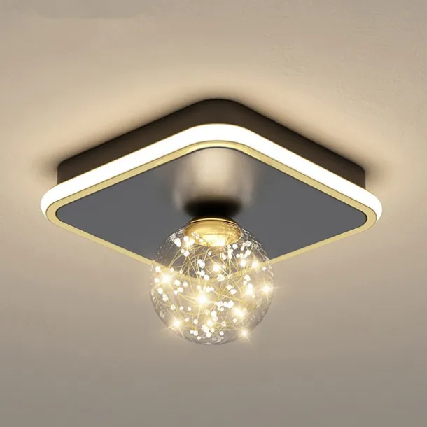 LED Ceiling Light 25 cm Globe Design Geometric Shapes Flush Mount Lights Metal Artistic Style Stylish Globe Painted Finishes LED Modern 220-240V