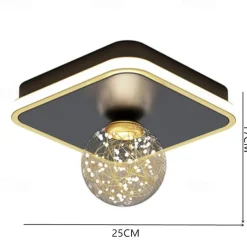 LED Ceiling Light 25 cm Globe Design Geometric Shapes Flush Mount Lights Metal Artistic Style Stylish Globe Painted Finishes LED Modern 220-240V