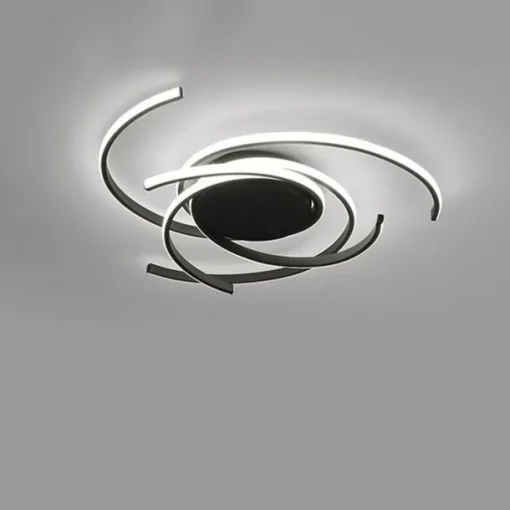 LED Ceiling Light 56 cm Rose Gold Green Khaki Champaign Gold Desert Rose Gold Flush Mount Lights Aluminum Silica Gel Geometric 72W Dimmable with Remote Control for Kitchen Bedroom Home Lighting