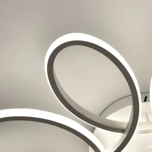 LED Ceiling Light 8 Heads 6 Heads Modern Flower Design Metal Silica Gel Linear Painted Finishes 65cm 110-120V 220-240V