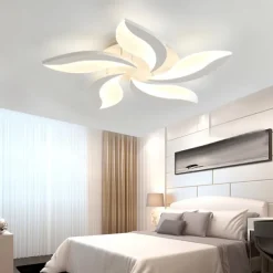 LED Ceiling Light Bedroom Light APP Control with Stepless Dimming Acrylic Ceiling Panel Lamp Unique Minimalist Livingroom AC220V AC110V Flower Design
