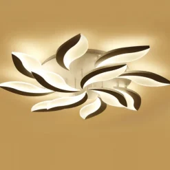 LED Ceiling Light Bedroom Light APP Control with Stepless Dimming Acrylic Ceiling Panel Lamp Unique Minimalist Livingroom AC220V AC110V Flower Design