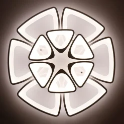 LED Ceiling Light Bedroom Light APP Control with Stepless Dimming or OFF/ ON Control Three Color Acrylic Ceiling Panel Lamp Unique Minimalist Livingroom AC110V AC220V