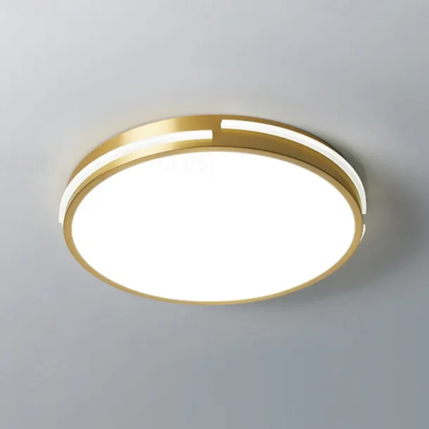 LED Ceiling Light Circle Round Design 50 cm Flush Mount Lights Copper for Living Room 110-240V