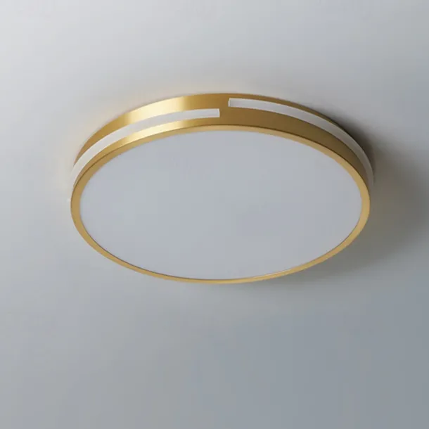 LED Ceiling Light Circle Round Design 50 cm Flush Mount Lights Copper for Living Room 110-240V