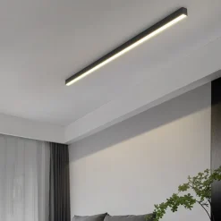 LED Ceiling Light 60cm 80cm Line Design Acrylic Metal Ceiling Lights for Living Room Office 110-240V