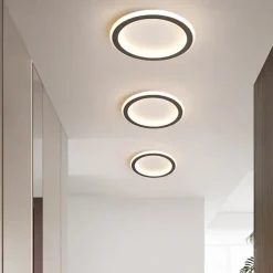 LED Ceiling Light 1-Light 20cm Ring Design Flush Mount Lights Silica gel Aluminum Ceilling Light for Corridor Porch Bar Creative Loft Balcony Lamps Warm White/White 110-240V