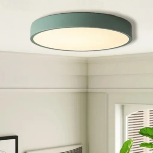 LED Ceiling Light Macaron Dimmable 40cm/50cm/60cm Ceiling Lights for Living Room Bedroom Office 110-240V