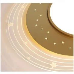 LED Ceiling Light Stepless Dimming 50cm 1-Light Modern Star Sky Shape Design Lighting Metal Acrylic Fixture for Children's Room Bedroom Nursery 110-240V ONLY DIMMABLE WITH REMOTE CONTROL
