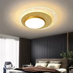 LED Ceiling Light Stepless Dimming 50cm 1-Light Modern Star Sky Shape Design Lighting Metal Acrylic Fixture for Children's Room Bedroom Nursery 110-240V ONLY DIMMABLE WITH REMOTE CONTROL