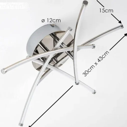 LED Ceiling Lights Modern 5-Lights Compatible with Living Room Bedroom Study Room Adjustable Led Ceiling Lamp,for Kitchen Island