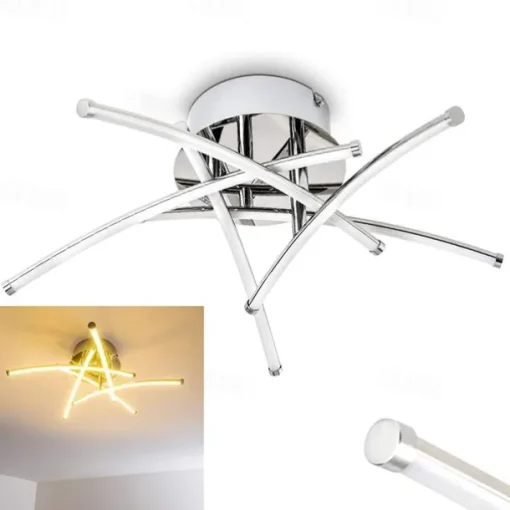 LED Ceiling Lights Modern 5-Lights Compatible with Living Room Bedroom Study Room Adjustable Led Ceiling Lamp,for Kitchen Island
