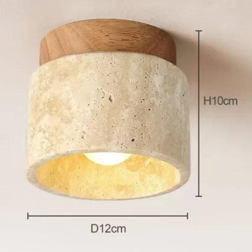 LED Ceiling Lights Warm White 1-Light Japanese Wabi Sabi Hotel Lobby Corridor Close to Ceiling Lighting Creative Restaurant Room Balcony Ceiling Lamp Fixtures 100-265V