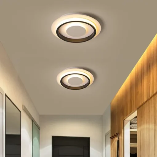 LED Ceilling Light Aluminum Alloy Flush Mount Ceiling Light 25cm Ceiling Lamp for Living Room Corridor Aisle