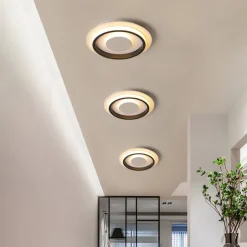 LED Ceilling Light Aluminum Alloy Flush Mount Ceiling Light 25cm Ceiling Lamp for Living Room Corridor Aisle