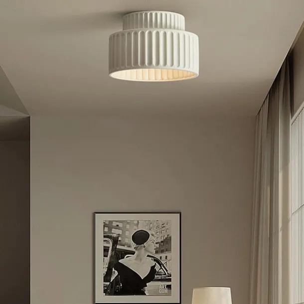 LED Ceilling Light Flush Mount Ceiling Light 23cm Resin LED Ceiling Light Modern Round Ceiling Light Ceiling Lamp for Living Room Corridor