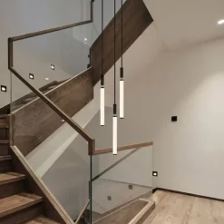 LED Chandelier Dimmable 3/5/7/11 Pendant Light for Kitchen Island Stairs 110-240V