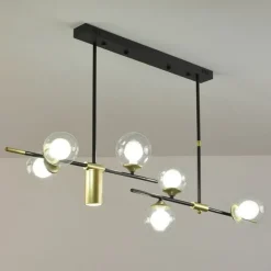 LED Chandeliers 106cm Nordic Pendant Lights Living Dinning Kitchen Hanging Lamp Modern Glass Ball Chandelier Lighting Bedroom Lamp 110-240V