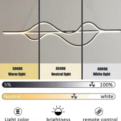 Led Chandeliers for Living Room Dining Room Kitchen Bar Hanglamp Suspension Luminaire Ceiling Pendant Lights 110-240V