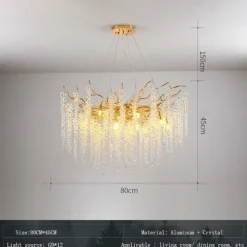 LED Chandeliers Modern Luxury, 23.6