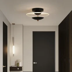 LED Corridor Lamp Modern Simple Nordic Gold Black Entrance Hall Lamp LED Yang Desk Lamp Cloakroom Porch Lamp Corridor Light