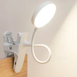 LED Desk Lamp USB Charging Folding Learning Eye Protection Reading Office Bedroom Touch Dimming Night Light Office Bedside Flexible Dimmable Folding LED Clip Eye Protection Table Lamp