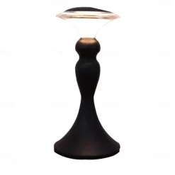 LED Desk Light Touch Controlled Reading Light Bar Metal Table Lamp Portable Battery Table Retro Night Light LED Restaurant Bedroom Bedside Restaurant USB Charging Light 1PC