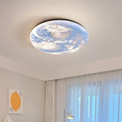 LED Dimmable Ceiling Light 32.5cm Acrylic Ceiling Panel Lamp Minimalist Layered Design Living Room Dining Room Lights AC220V ONLY DIMMABLE WITH REMOTE CONTROL