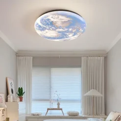 LED Dimmable Ceiling Light 32.5cm Acrylic Ceiling Panel Lamp Minimalist Layered Design Living Room Dining Room Lights AC220V ONLY DIMMABLE WITH REMOTE CONTROL