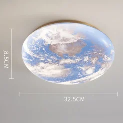 LED Dimmable Ceiling Light 32.5cm Acrylic Ceiling Panel Lamp Minimalist Layered Design Living Room Dining Room Lights AC220V ONLY DIMMABLE WITH REMOTE CONTROL