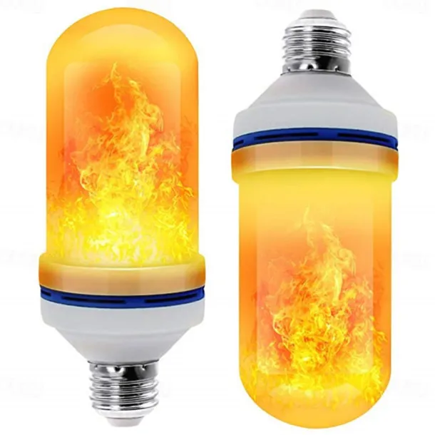 LED E27 Flame Bulb Fire lamp Corn Bulb Flickering LED Light Dynamic Flame Effect 85-265v for Home Lighting