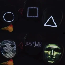 Led Face Mask LED Mask HD with WIFI Bluetooth Programmable Party Cosplay Glowing Mask Masquerade Newest