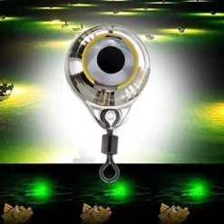 LED Fishing Light Luminous Mini Fish Eye Bait Lure LED Underwater Fishing Bait Light Flashing Lamp Fish Attractors