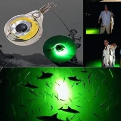 LED Fishing Light Luminous Mini Fish Eye Bait Lure LED Underwater Fishing Bait Light Flashing Lamp Fish Attractors